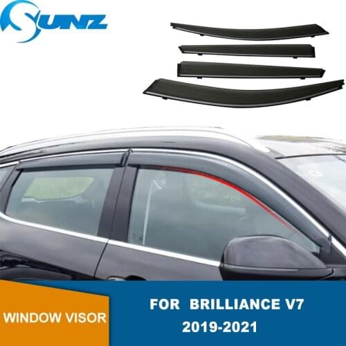 Side Window Deflector For Brilliance V7 2019 2020 2021 Door Visor Window Visor Vent Shades Sun Rain Deflector Guards SUNZ