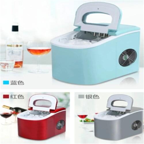 Electric Ice Cube Maker Machine Portable Generator Cooler Compressor Chopper for a House Bars Restaurants Shops