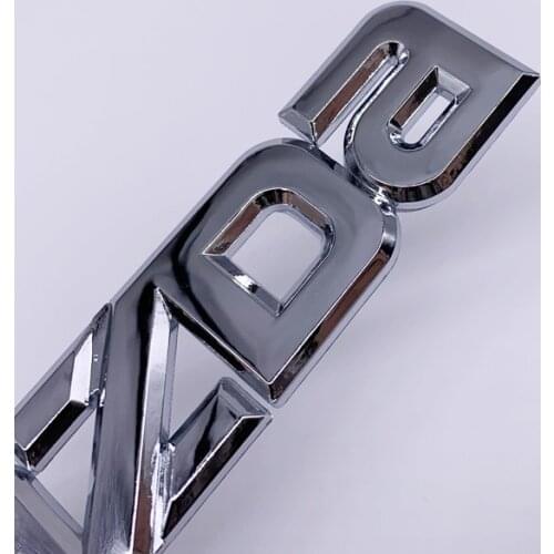 1pcs 3D ABS Car Rear Bumper Trunk Letter Emblem Sticker Badge Decal car styling auto Accessories