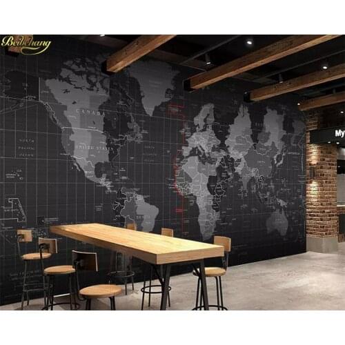 Beibehang Custom photo wallpaper mural personality technology world map mural background wall papers home decor papel de parede