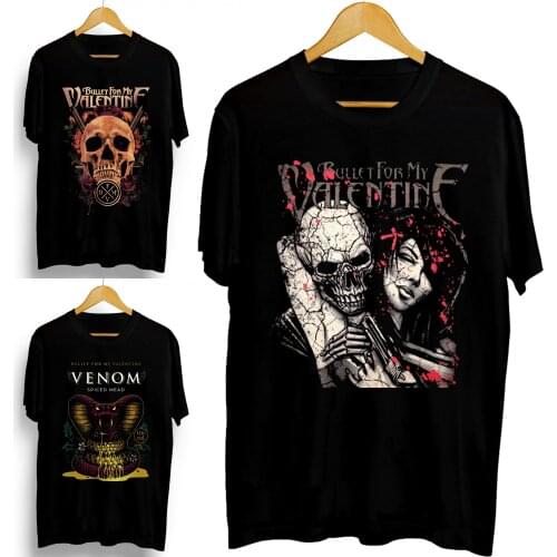 Bullet for My Valentine Rock Band New Cover Poster Design Mens TShirt Short Sleeve Summer Tees Women Hiphop Tops Cotton XS-3XL