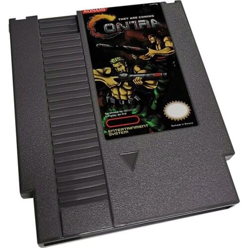 Contra Single card NES Game Memory Cards 8 Bit 72 Pins multi Game Cartridge For NES