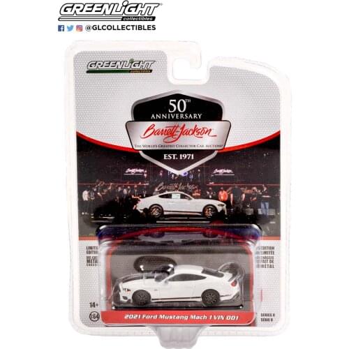 1/64 GreenLight 2021 FORD MUSTANG MACH 1 GM MUSCLE Collection of die-cast alloy car models
