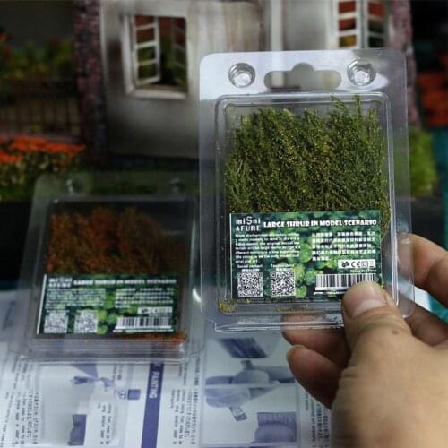 Shrubs DIY Miniature Landscape Material Military Model Simulation Construction Sand Cluster Table Terrain Material Scene M5C0