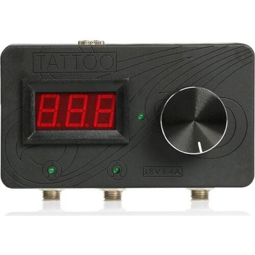 Professional tattoo Power Supply Tattoo Machine LED Screen Double Tattoo pen for Tattooist and Beginners free shippment