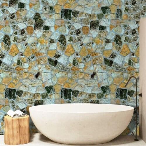 Rock Pattern 3d Wallpaper Living Room Bedroom Bathroom Peel and Stick Wall Papers Home Decor Self Adhesive Wall Sticker Murals