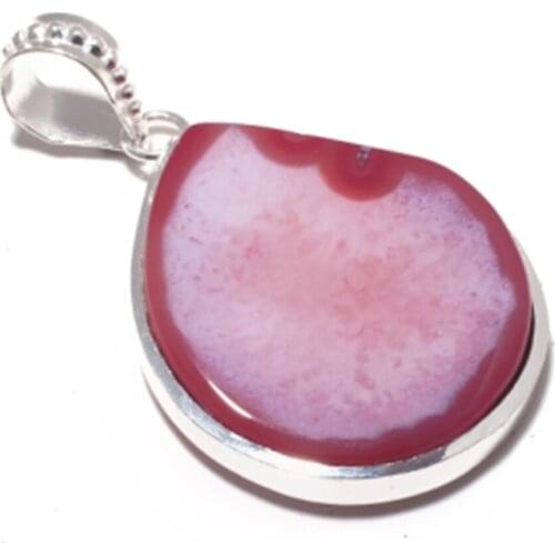 Solar Agates Silver Overlay over Copper , 50 mm, P7190