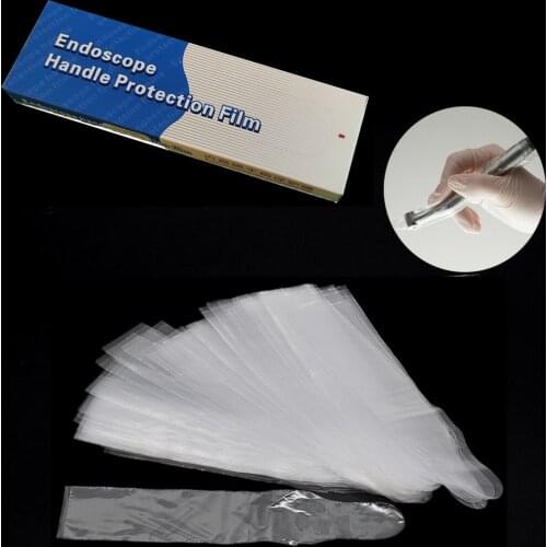 Cesoon 100Pcs/Box Dental Disposable Endoscope Handle Protection Film Intraoral Camera Sheaths/Sleeve/Cover Dentist Lab Materials