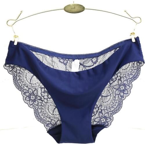 Women ruffles Underwear Invisible Seamless T Panties G-String Female Sexy Thongs Intimates Lingerie Ladies Briefs 1pcs FTK606