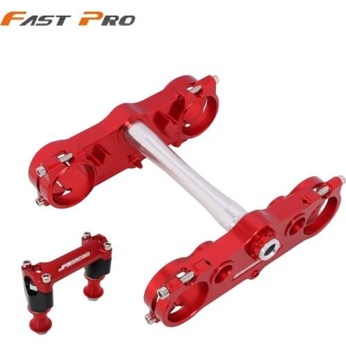 Motorcycle CNC Triple Tree Clamps Steering And Mount Clamp Adaptor For HONDA CR125 CR250R CRF250R CRF450R 2004 2005 2006 2007