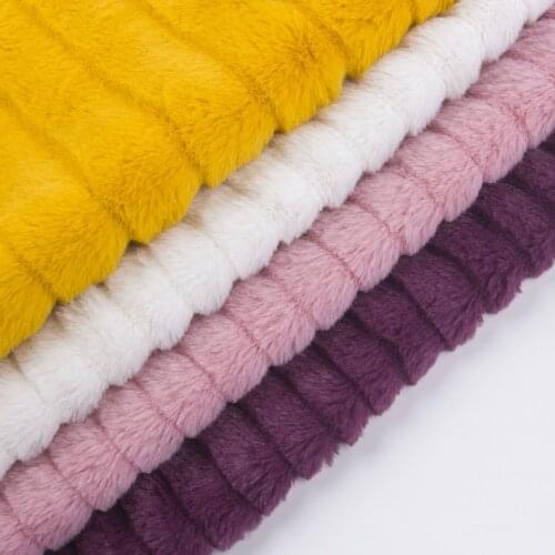 Cut strip clothing crafts shoes and other fabrics faux fur fabric 160*90cm/pcs