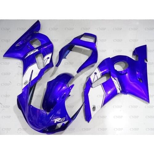 YZFR6 1998 - 2002 Motorcycle Fairing YZF R6 98 99 Motorcycle Fairing YZFR6 1998 Blue White Full Body Kits