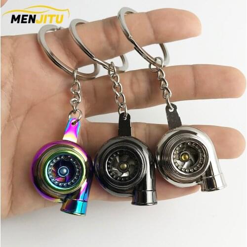 Turbo keychain Car wheel Nos Black RIM wheel keychain key ring metal with Brake discs Wheel Hub Keyring Auto Accessories