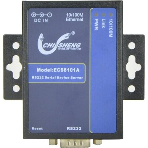 ECS8101A 1-port serial to Ethernet 232 to Ethernet 5V power-supply