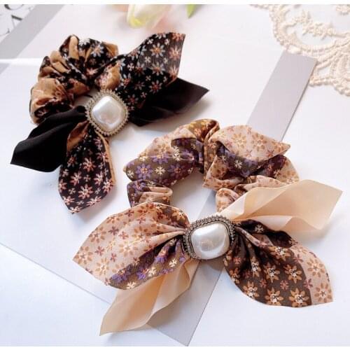 Fashion Girl Sweet Rhineston Elastic Hair bands Headband Women Hair Accessories Beauty Hair Rope Ponytail Headwear
