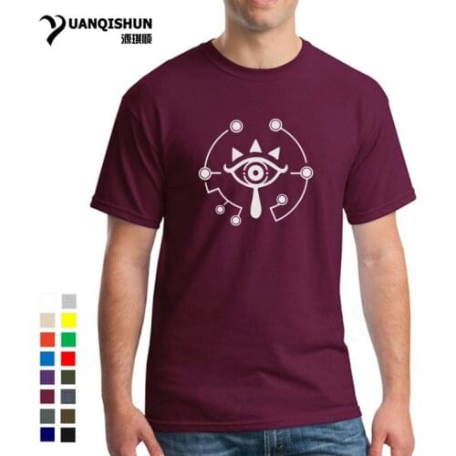 16 Colors COS Zelda T Shirt The Ledgend of Zelda T-Shirt Cotton Eye Printi Men T shirt Short Sleeve Tshirt Summer Brand Clothing