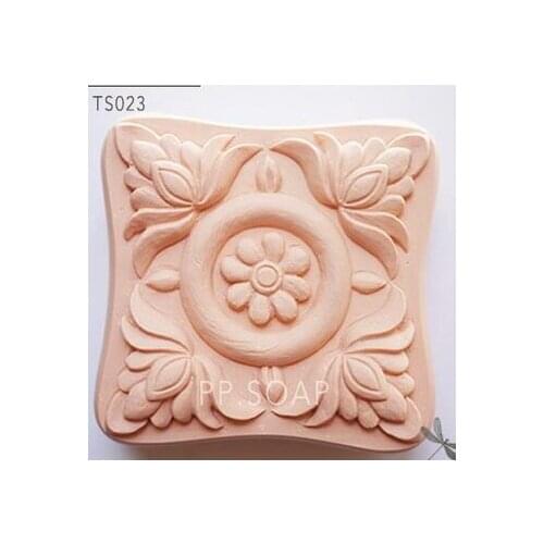 HC0166 PRZY Silicone Mold Relief Flower Soap Molds Gypsum Chocolate Candle Mold Fondant Mould Emboss Clay Resin Eco-friendly