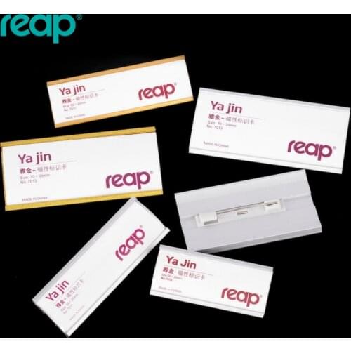 10pcs/lot Staff Name Reusable Aluminum DIY Employee Badge Name Tags For Retail Stores Hotels(safepin version)