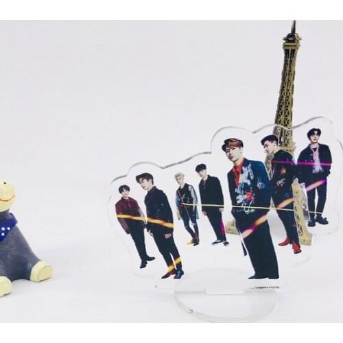 KPOP Jackson JB BamBam Mark New Album Statue Desktop Decoration Acrylic Plastic Cases Displays Standing Action Table Decor