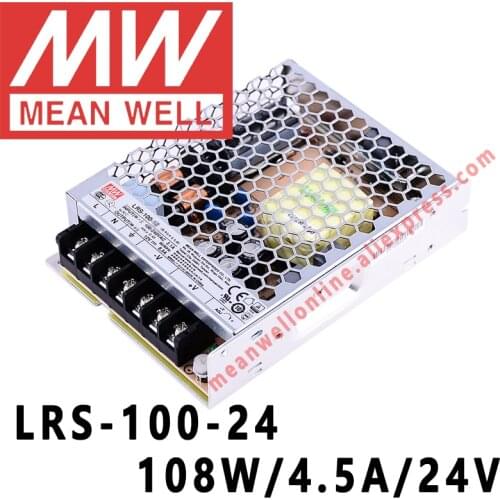 Mean Well LRS-100-24 meanwell 24VDC/4.5A/108W Single Output Switching Power Supply online store