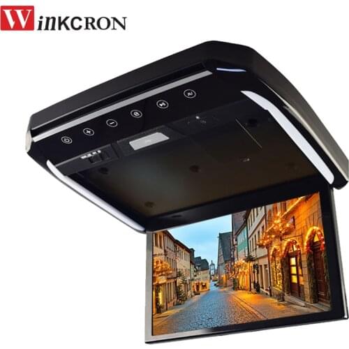 Universial 13.3 Inch IPS Screen MP5 Car Monitor Ceiling Mount Roof FHD 1920x1080P Vido HDMI/USB/SD/FM/AV/ Roof Mount Monitor