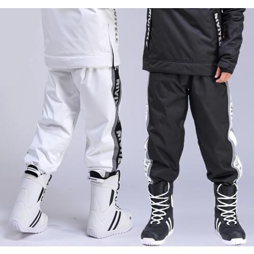 Mens Singles Board Wear-resisting Breathable Waterproof And Cotton Back Han Edition Couple Skiing Pant