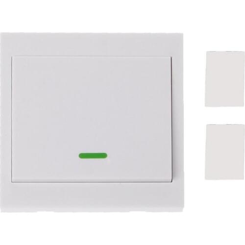 433MHz RF Wall Panel Wireless Remote Transmitter 1 2 3 Button Remote Control Switch Sticky Smart Wireless Switch