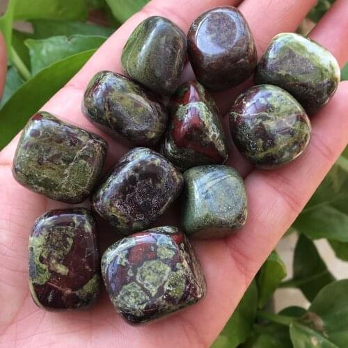 Large size natural Dragon Blood Stone tumbled stone polished Rock crystal stone
