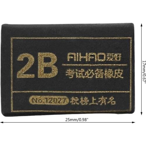 2021 New 2B Pencils Eraser Sketch Drawing Eraser Rubber Pencil Eraser Office School Supplies