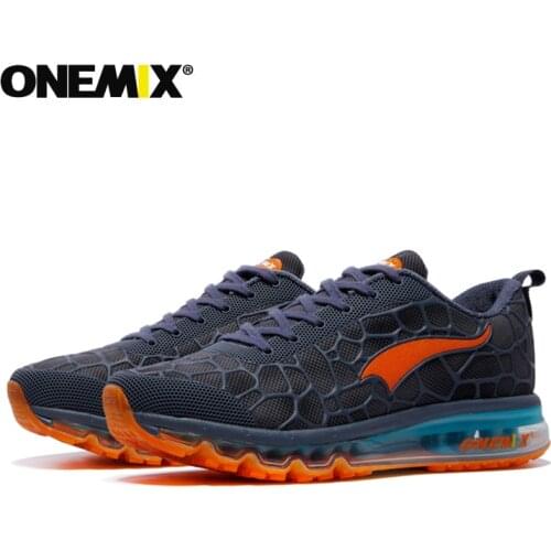 ONEMIX Running Shoes for Men Air Cushion Jogging Non-Slip Sports Shoes Breathable Outdoor Wear-Resistant Sneakers Made in China