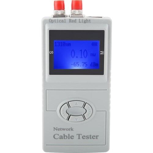 Original Cable Scanning Tester Multi-function LCD Tester Optical Power Red Light Meter Pen with Red Light Resource