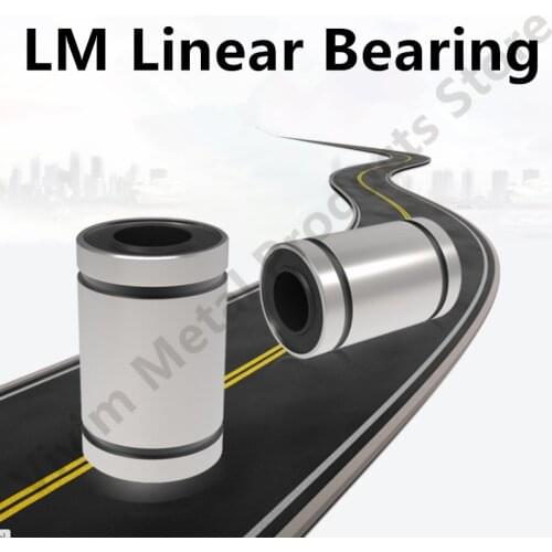 Bearing Short Dustproof LM25 Mechanical Guide Linear Bearings High Precision LM6UU Open Linear Motion Bearings