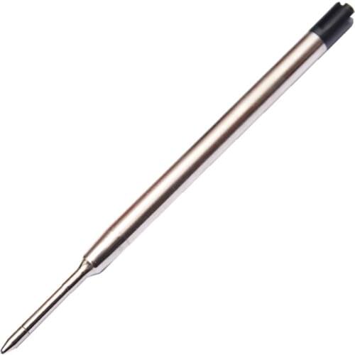 10 pcs/lot Roller Ballpoint Pen Refill Medium Nib Black Color Ink Ball Pens Refill for School Office Writing Stationery