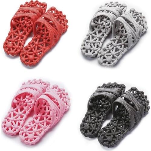 Woman/Man Hollow Massage Slippers Fashion Health Flip Flops Ladies Slides Lovers Indoor Bathroom Shoes Female Outdoor Sandals