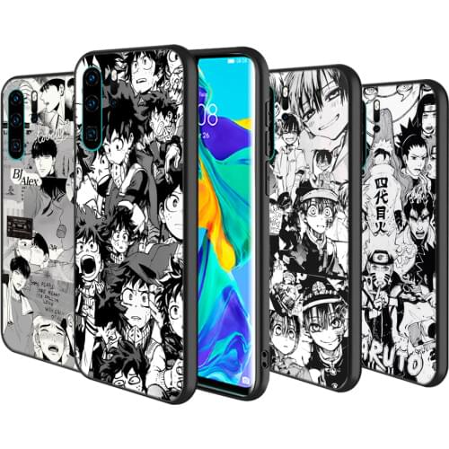 Silicone Cover Hot Anime Comic Hero For Huawei P40 P30 P20 Pro P10 P9 P8 Lite E Plus 2019 2017 Phone Case
