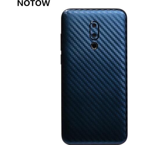 NOTOW fashion Discoloration Carbon fiber sticker skins protective film wrap skin mobile back case for meizu16th/16th Plus/16X