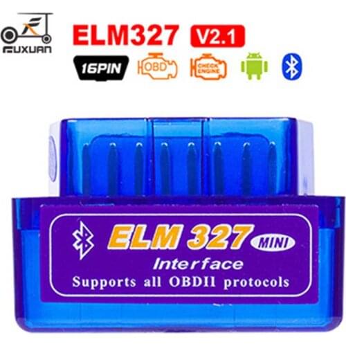 Super Mini ELM327 OBD2 Bluetooth V1.5 V2.1 Car Diagnostic Tool ELM 327 V1.5 OBD 2 Scanner Work Android Windows 12V Diesel
