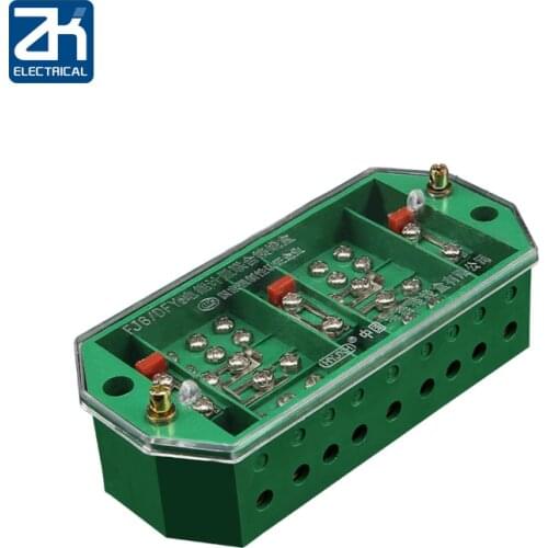 Haiyan fj6 / dfy2 three phase three wire electric energy metering combined meter box junction box green