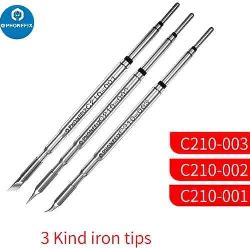 Universal OEM C210 Soldering Iron Tips Lead Free Welding Head For T210 Handle For JBC CD-2SD/CD-2SHE Precision Soldering Station