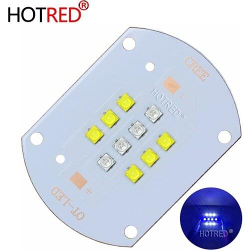 High Quality 50W Cree XTE LED XT-E White(6pcs) + Royal Blue(4pcs) LED Light lamp For Coral/Tank Tank/Aquarium
