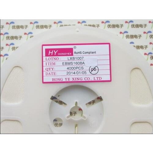 0603 1608 0R 5R 22R 31R 60R 68R 100R 120R 150R 220R 300R 330R 600R 800R 1K 2K 1.5K 2.5K CHIP/SMD Magnetic beads 400mA 25% 100MHz