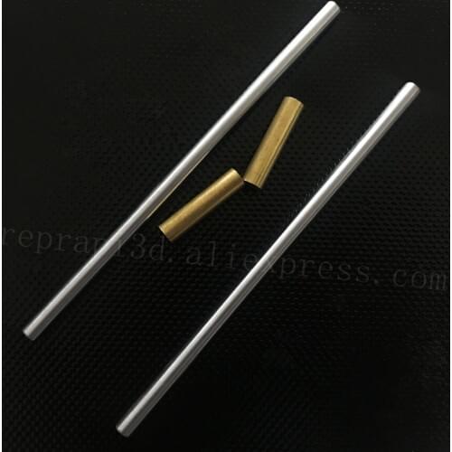 1 Set Prusa i3 MK3 Multi Materials 2.0 Aluminum 120mm Smooth Rods And Brass Tube 5x6x25bt
