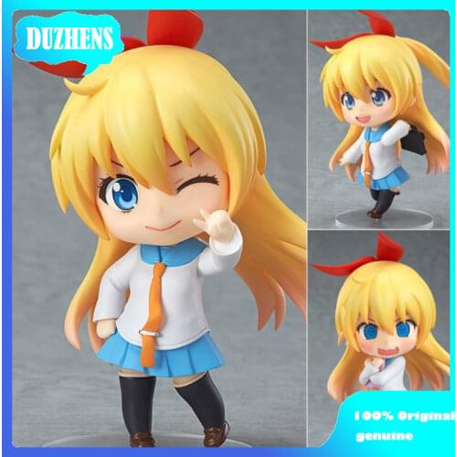 100% Original genuine Nisekoi Kirisaki Chitoge Q version figma Action Figure Anime Figure Model Toys Figure Collection Doll Gift