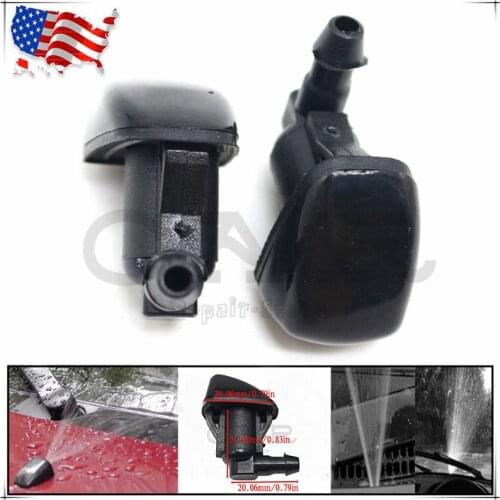 2x For Toyota Sienna Corolla Tundra 3.3L Front Windshield Washer Nozzle Jet Kit 85381AE020 85381-AE020 85381-0K010 853810K010
