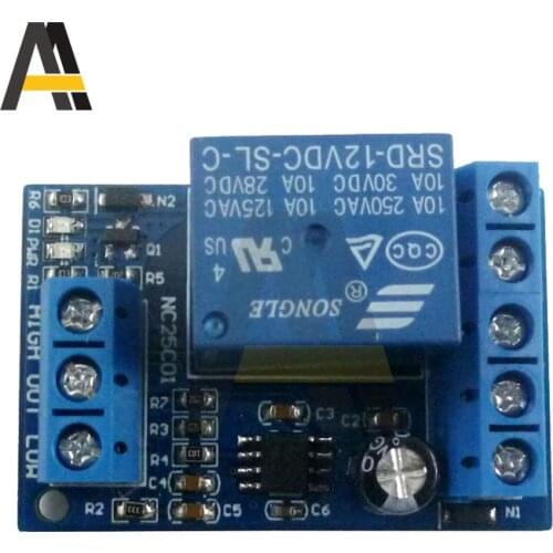 DC 12V Pump Pour Water Automatic Controller 2 in 1 Liquid Level Sensor Switch Relay Module for Motor Fish Tank Aquarium