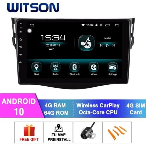 WITSON Android 10.0 CAR DVD SYSTEM for TOYOTA RAV4 2006-2012 car dvd player link/DAB/OBD/TPMS/DVR/Wifi/3G/4G support