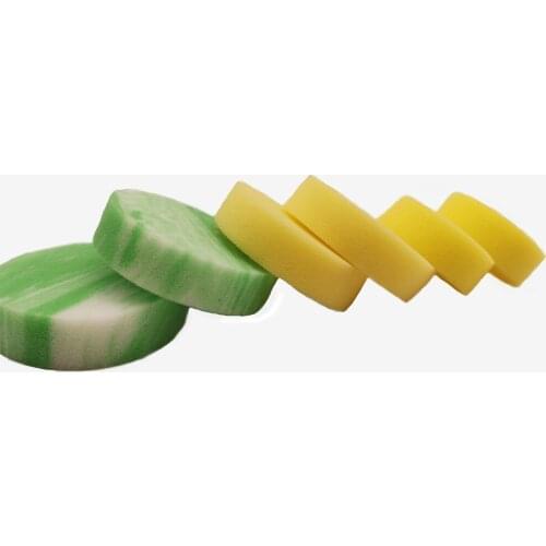 Car Round Crimping Beauty Polishing Sponge Car Wash Waxing Cleaning Foam Sponges Paint Care
