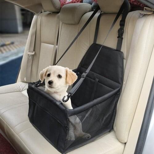 Pet Car Booster Seat for Small Dogs Cats Breathable Waterproof Pet Travel Carrier Bag with Safety Leash