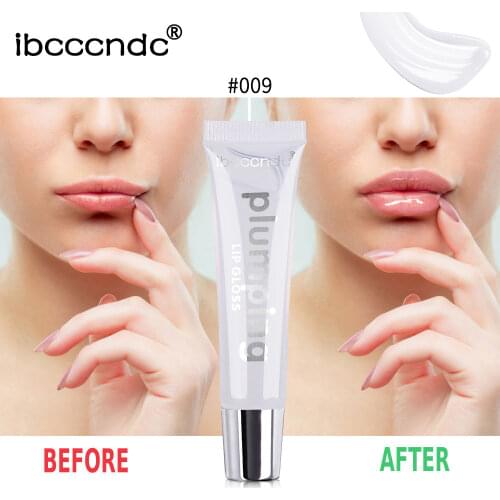 Lipgloss Plumper Volume Lip Gloss Long Lasting Moisturizer Sexy Big Lips Pump Transparent Waterproof Volume Lip Color Lipgloss