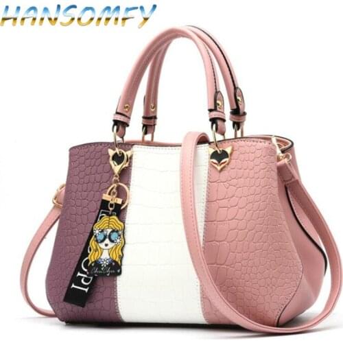 Brand Three color PU leather women handbags female luxury small shopper bag lady crossbody messenger shoulder bags X1-15